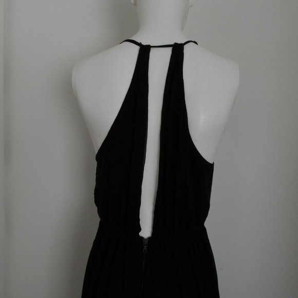 Alice + Olivia Silk Halter Maxi Dress Size Small - Picture 5 of 8